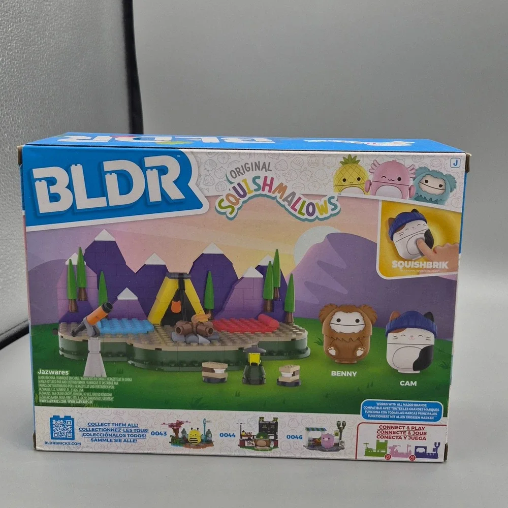 Squishmallows BLDR Outdoor Adventure Club 0050 Building Set 245 Pcs Benny & Cam